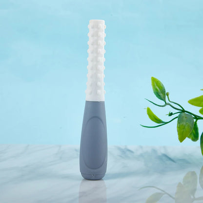 Speech: Silicone Chewing Teether Trainer Brush Stick for Kids Adult Oral Motor Mandible Bite Force Trainer Autism Sensory Speech Therapy