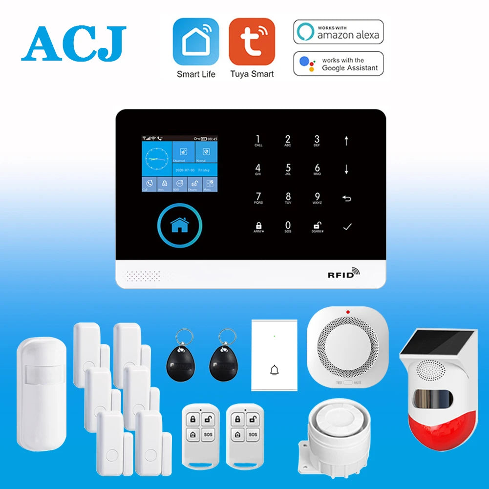 Home Alarm Systems with Motion Cameras,Smart House App Control