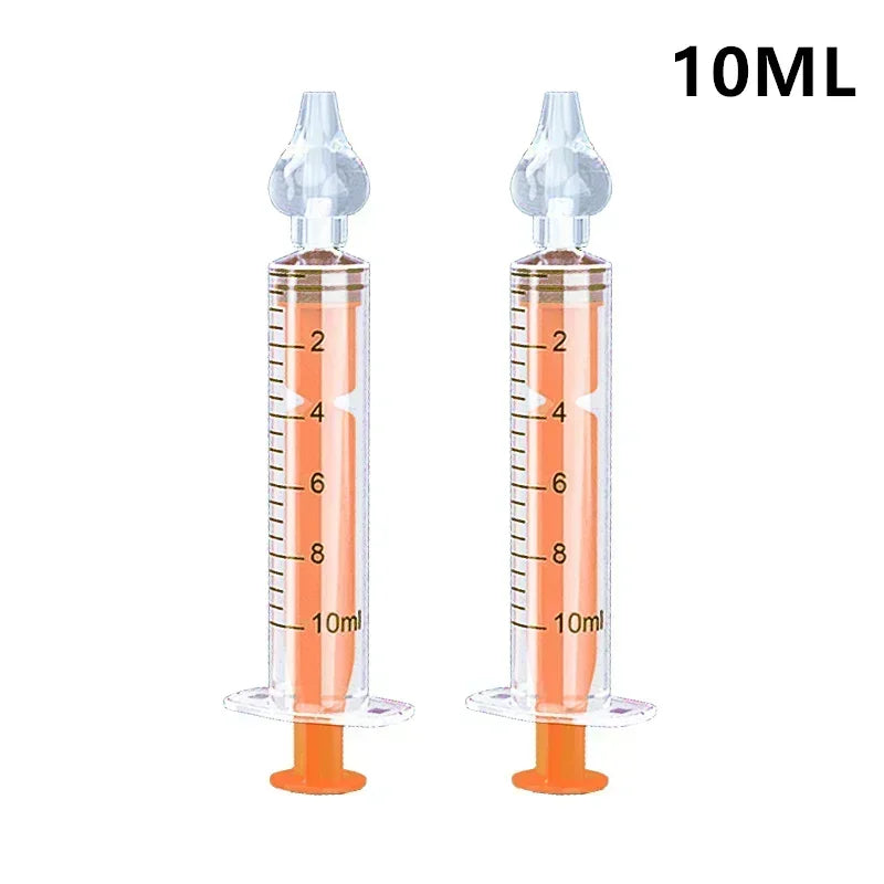First Aid: Baby Nasal Aspirator Syringe(2pcs), Rhinitis Cleaning Equipment