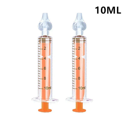 First Aid: Baby Nasal Aspirator Syringe(2pcs), Rhinitis Cleaning Equipment