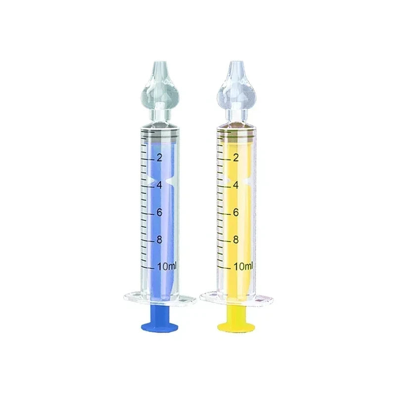 First Aid: Baby Nasal Aspirator Syringe(2pcs), Rhinitis Cleaning Equipment
