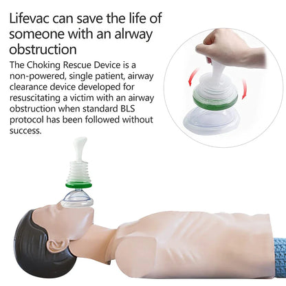 First Aid Kit Anti Suffocation Choking Emergency Device, Portable & Perfect for Travel