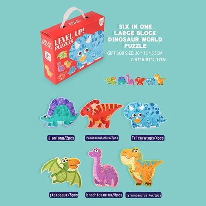 Motor Skills: Animals Puzzles For Kids Educational Jigsaw Board Game Kids Learning Educational Puzzles