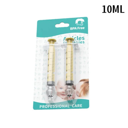 First Aid: Baby Nasal Aspirator Syringe(2pcs), Rhinitis Cleaning Equipment