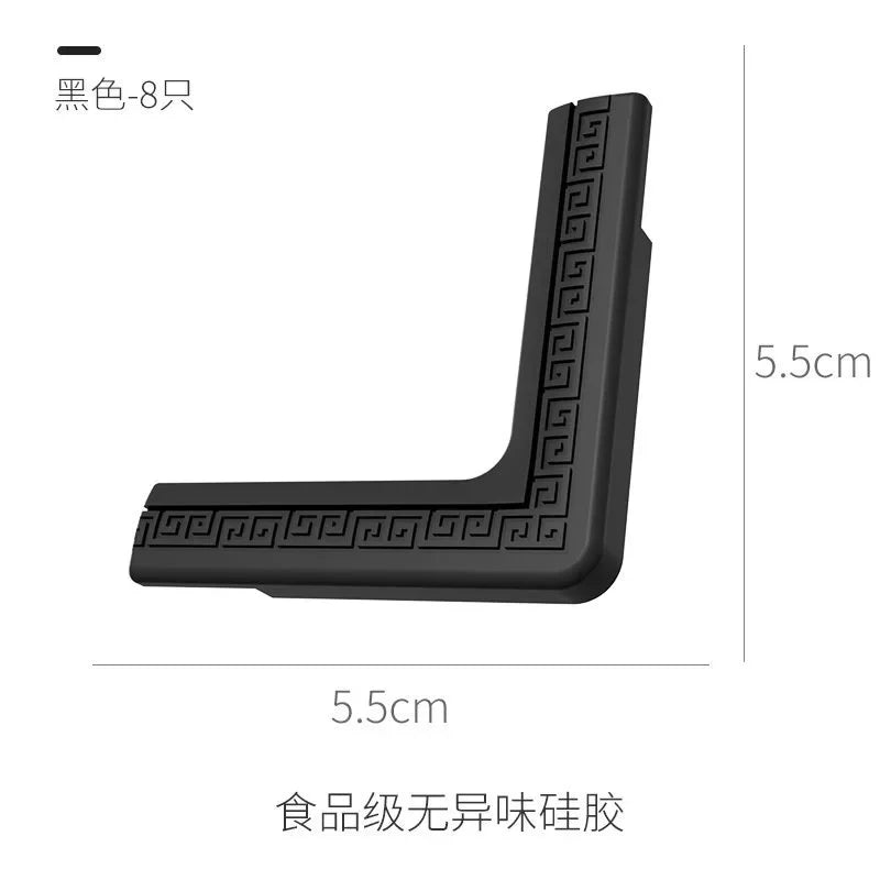 Baby Silicone Corner Protectors for Child Safety Edge Guards for Table Desk  & Furniture