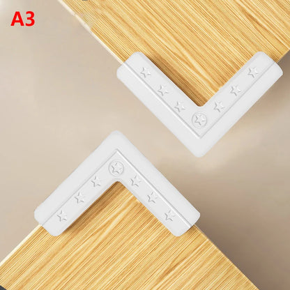 2pcs Silicone Safety Furniture Edge Banding Corner Guards Aluminum Windows Anti-bump Head Protector Child Anti-collision