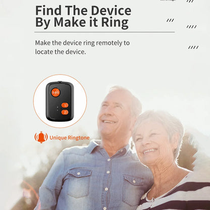 4G SOS GPS Pendant for Elder Kids Smart Locator Fall Detection Alert SOS Emergency Call Two-way Talk 1000mAh Waterproof Tracker