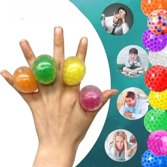 Stress: Funny Squeezing Grape Ball Soft Glue Squeezing Toy, Alleviates Anxiety