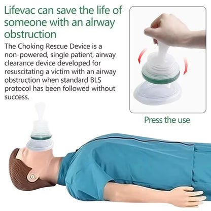 Portable First Aid Kit Family Emergency Anti-Choking Device for Adults/Children