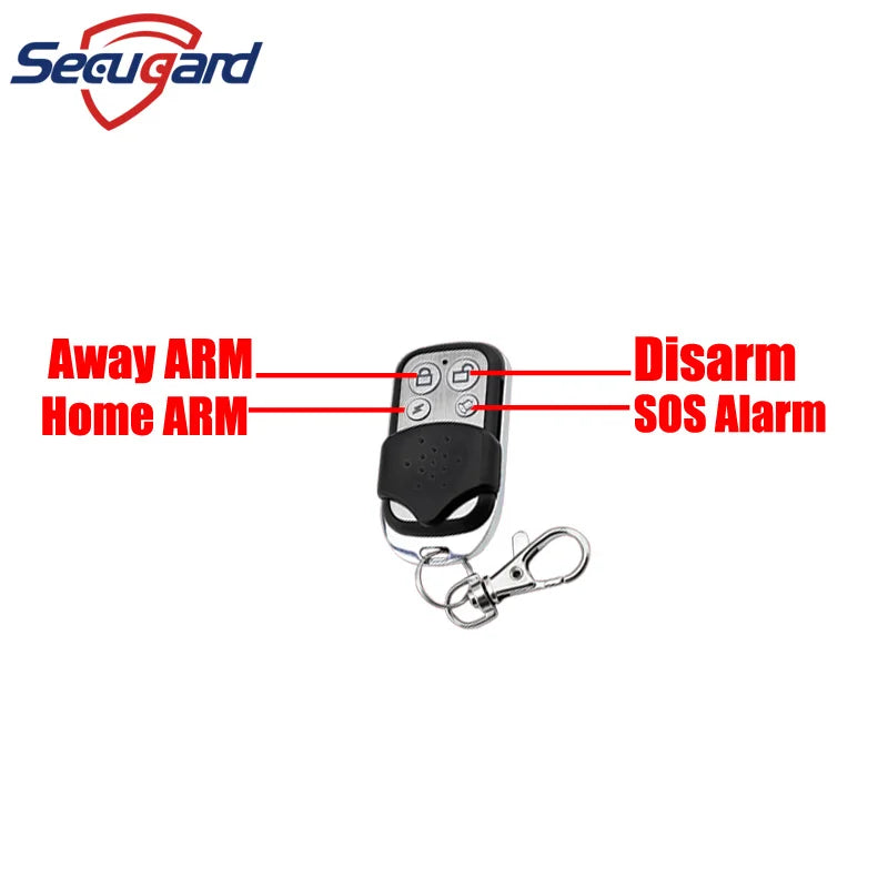 Alarm Systems: Remote Home Alarm Systems with Disarm Control Keychain
