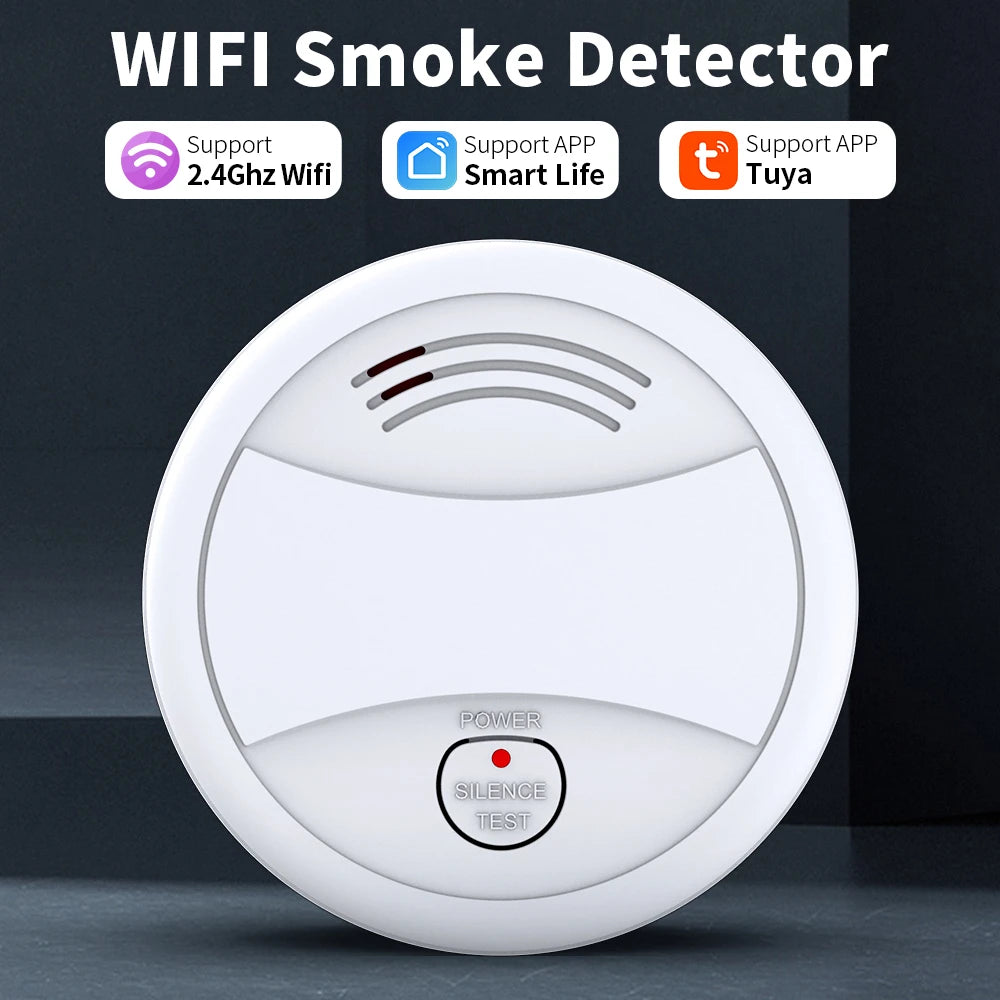 Smoke Detector Alarm System (SmartLife APP Control)