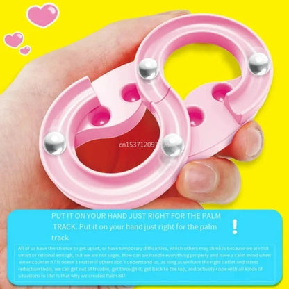 Stress: Handheld 88 Track Finger Flexible Fidget. Sensoriel Anxiety and Stress Relief, ADHD Decompression Training