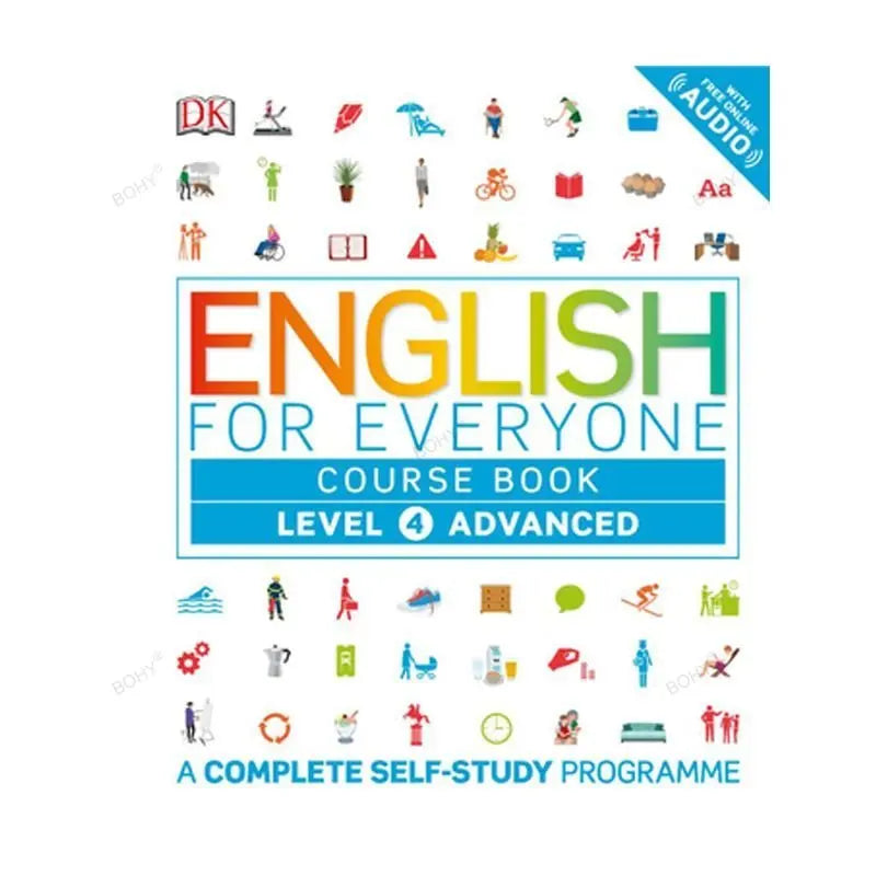 Kids English Learning Book, Complete Self-Study Program(Level 1-4)