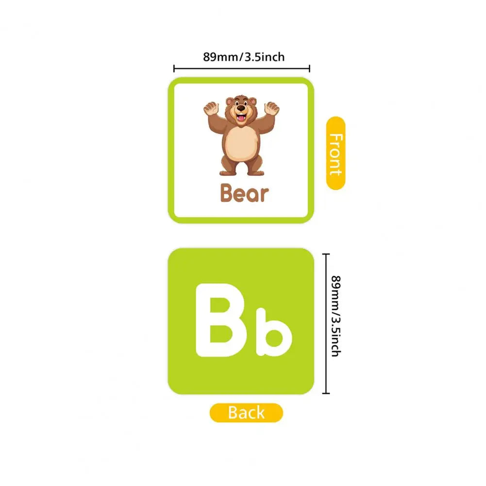 Alphabet & Numbers: Kids Flash Cards for Preschool. Learn the Alphabet, English Words, Shapes, Colors, and Numbers