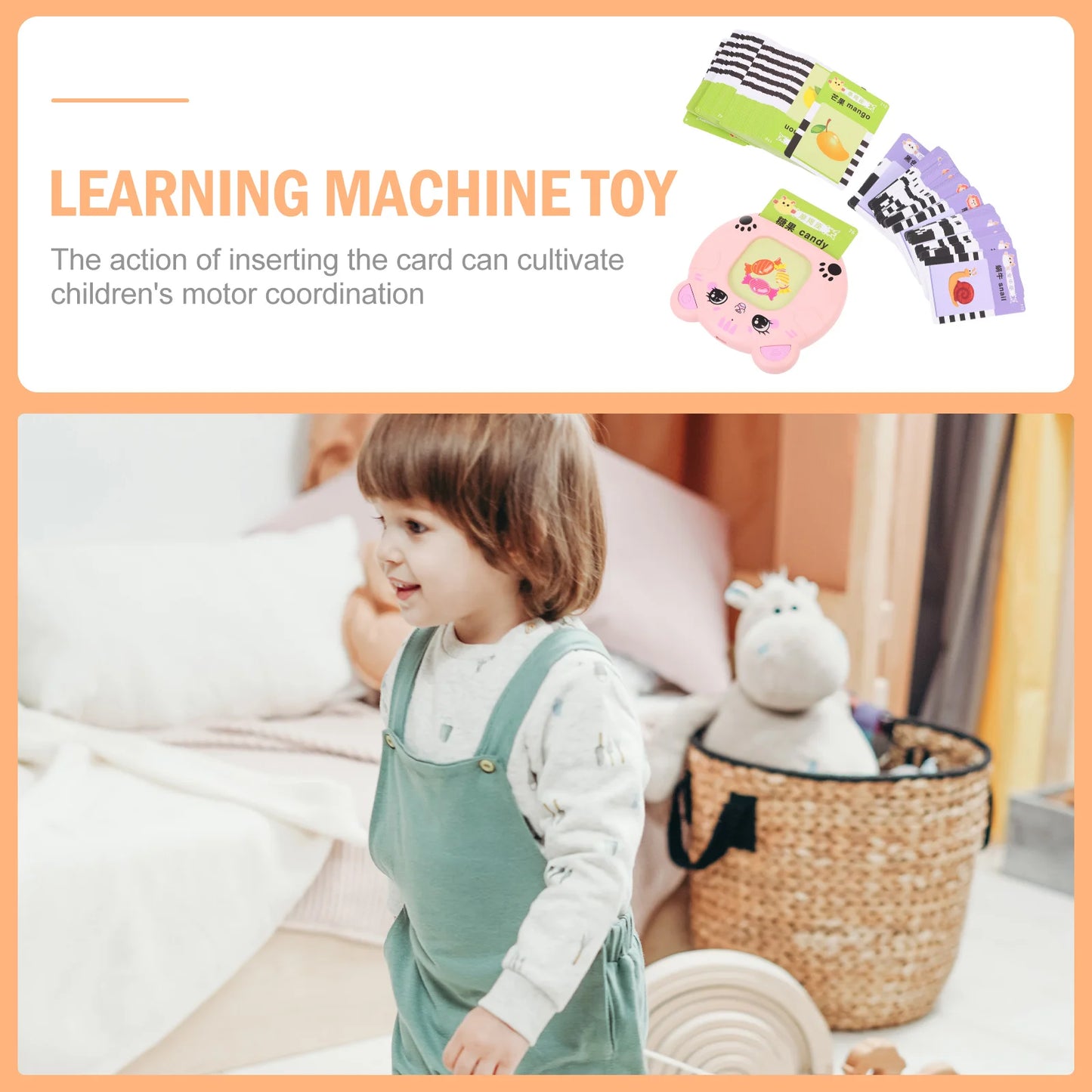 Reading & Speech: Plug-in Card Early Learning Toy for Autistic Kids,  Speech Therapy & Sensory Educational