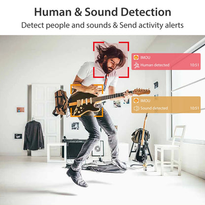Home Surveillance Wifi 360 Camera with Detection Night Vision