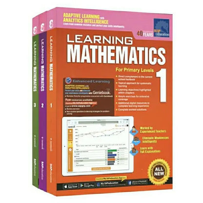 Learning Mathematics 6 Books/Set(Grade 1-6)