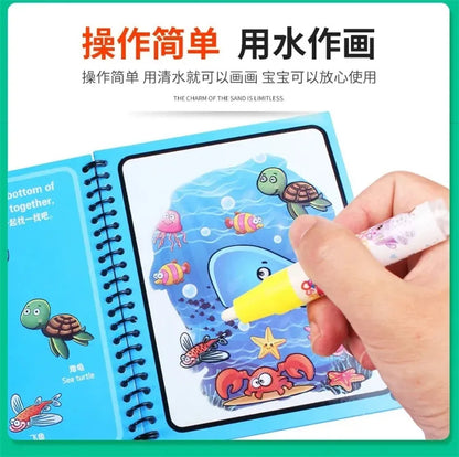 Sensory: Paw Patrol Reusable Magic Water Drawing Coloring Book Kids Sensory Early Education
