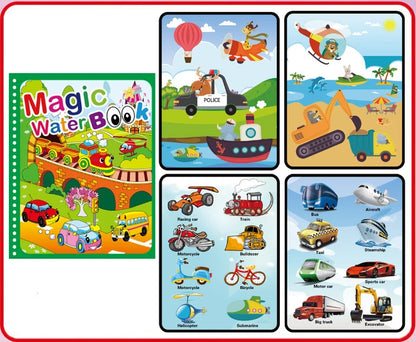 Motor Skills: Magic Water Painting/Reusable Children Activity books