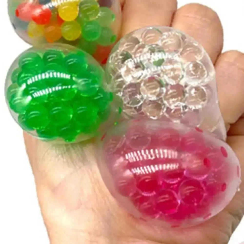 Stress: Funny Squeezing Grape Ball Soft Glue Squeezing Toy, Alleviates Anxiety