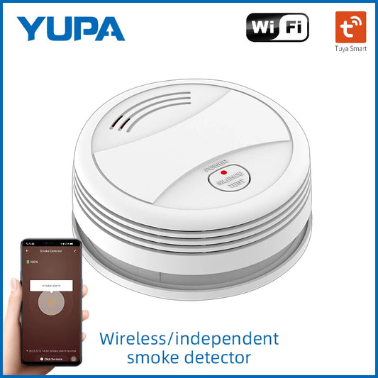 Smoke Detector Alarm System (SmartLife APP Control)
