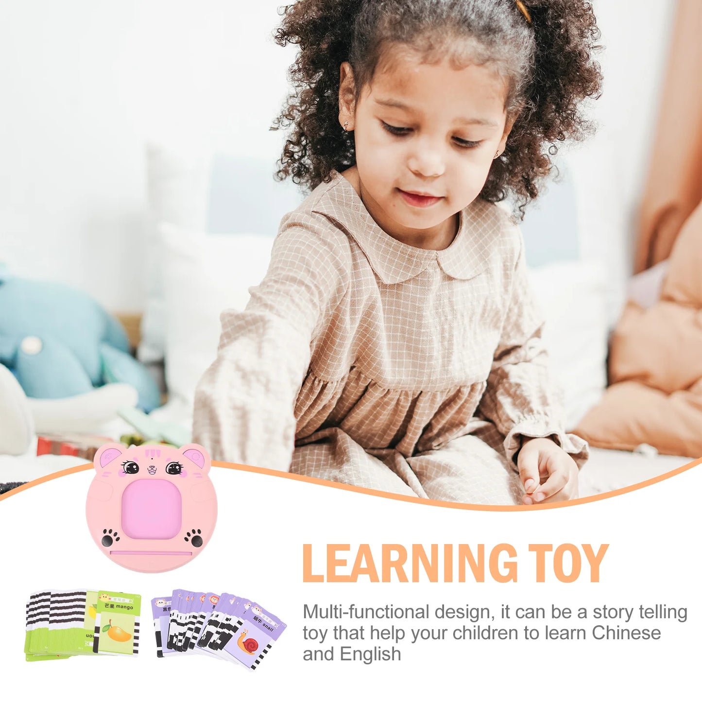 Reading & Speech: Plug-in Card Early Learning Toy for Autistic Kids,  Speech Therapy & Sensory Educational