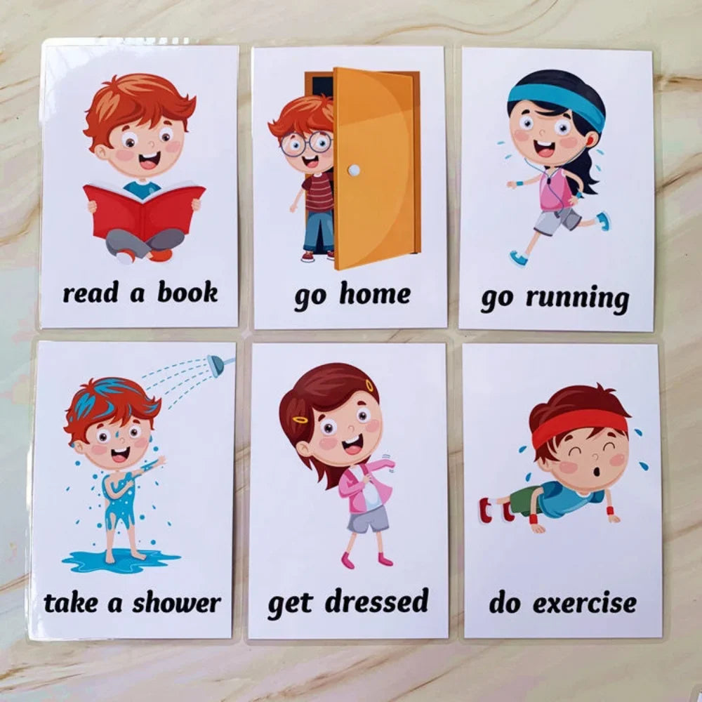Read & Write English: Educational Animal Flash Cards for Children( 0-3 yrs. old)