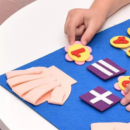 Children Paste Board Mathematics, Didactic Number Education
