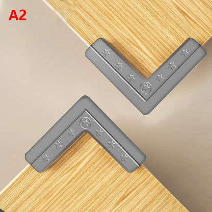 2pcs Silicone Safety Furniture Edge Banding Corner Guards Aluminum Windows Anti-bump Head Protector Child Anti-collision