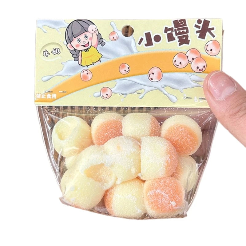 Squeeze Stress Toy Decompression Soft Anxiety Toy Steamed Buns Toy for Autisms Dropship