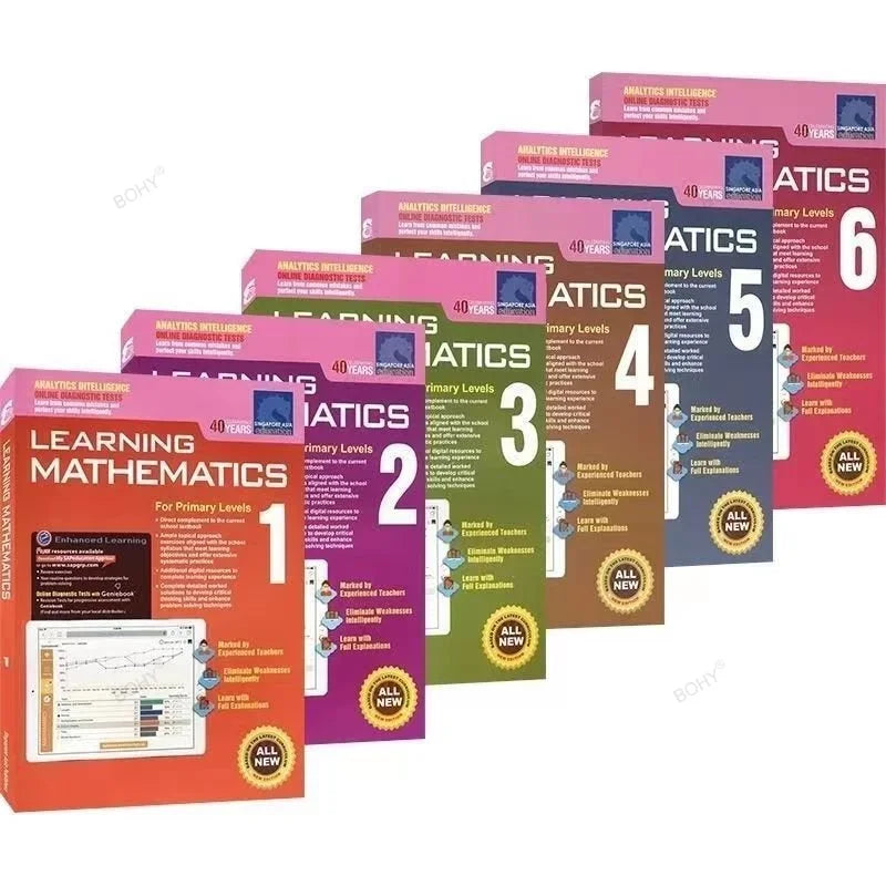 Primary Mathematics School Textbook(Book Grade 1-6/Kindergarten)