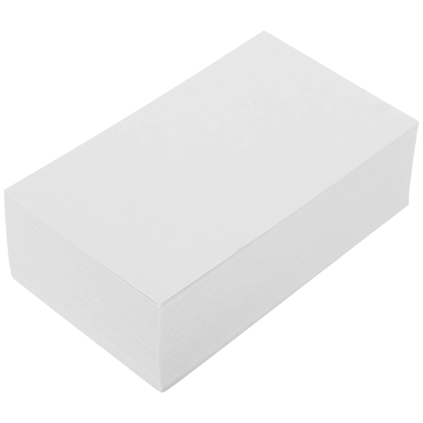 Motor Skills: 200 Pcs Blank Paper Notes Flash Cards Memory Learning