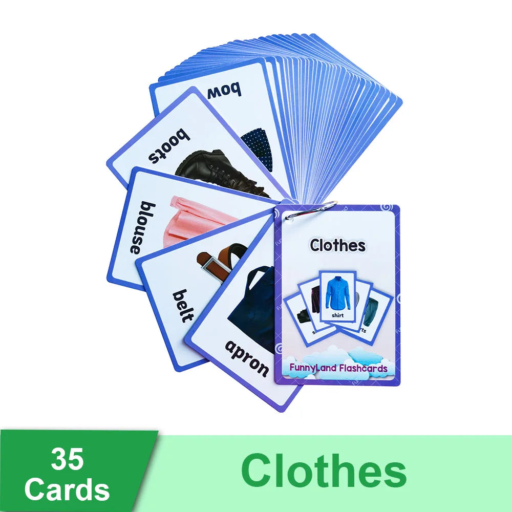 Read & Write English: Kids 3-8 Years English Words Cards Vocabulary Building Montessori Learning Toys Kindergarten Teaching Aids Educational Flashcard