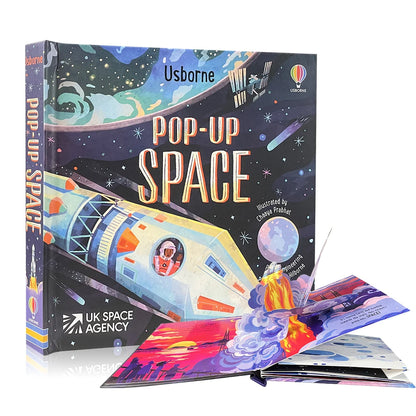 Bedtime 3D Picture Pop-Up Story Coloring Books for Children Learning English