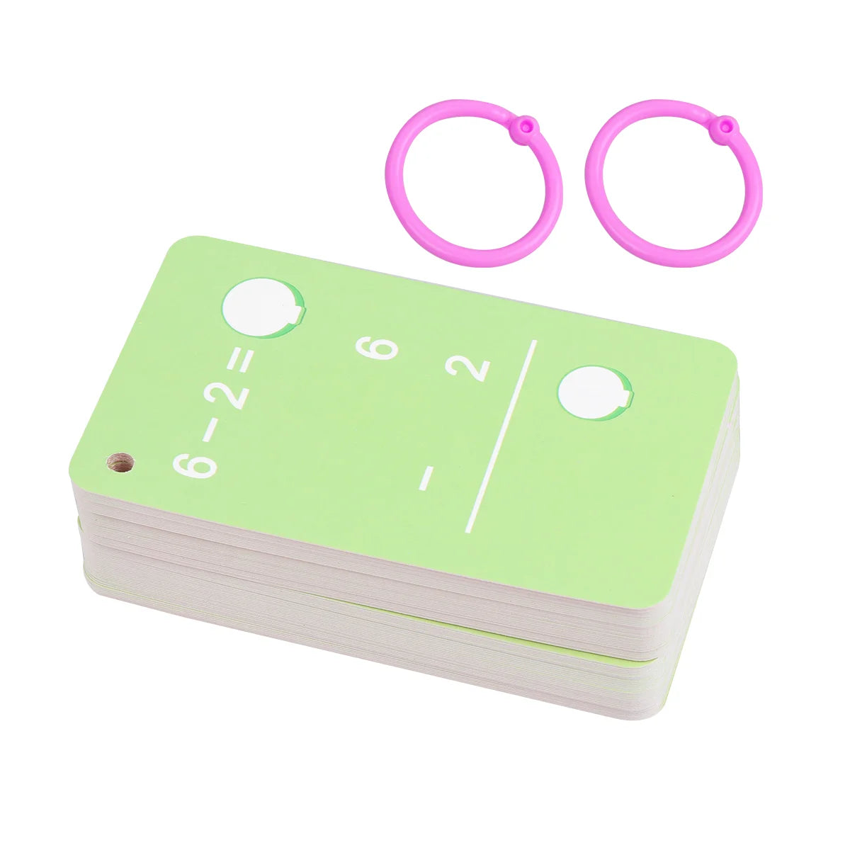 1 Set of Educational Flash Cards Math (Subtraction & Addition) Set for Kids, Early Learning