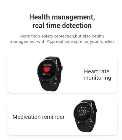MRtrack Telecare Pendant Alarm elderly Alzheimer SOS Safety Watch Fall Alert Wrist Worn Emergency Alarm