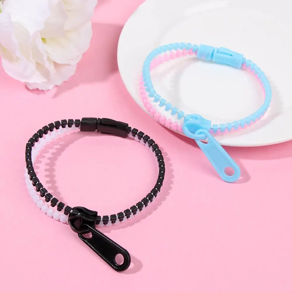 1 PC Sensory Zipper Fidget Bracelets Zip Stim Bracelet Toys Stress Anxiety Relief Autism ADHD Toys Fashion Jewelry Accessories