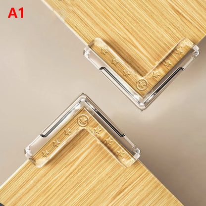 2pcs Silicone Safety Furniture Edge Banding Corner Guards Aluminum Windows Anti-bump Head Protector Child Anti-collision