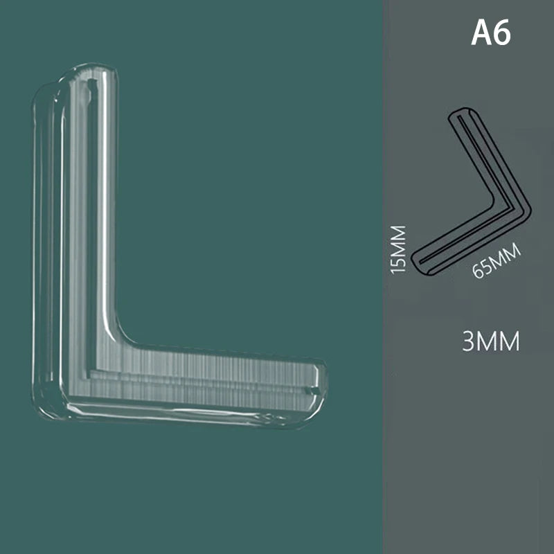 4 Pcs Silicone Safety Furniture Edge Banding Corner Guards Aluminum Angles Windows Anti-bump Head Protector Child Anti-collision