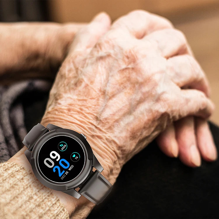 HandsFree 2-Way 4G SOS Communication Device Health Medical Fall Alert Smart Watch for Seniors & Elderly GPS Monitoring