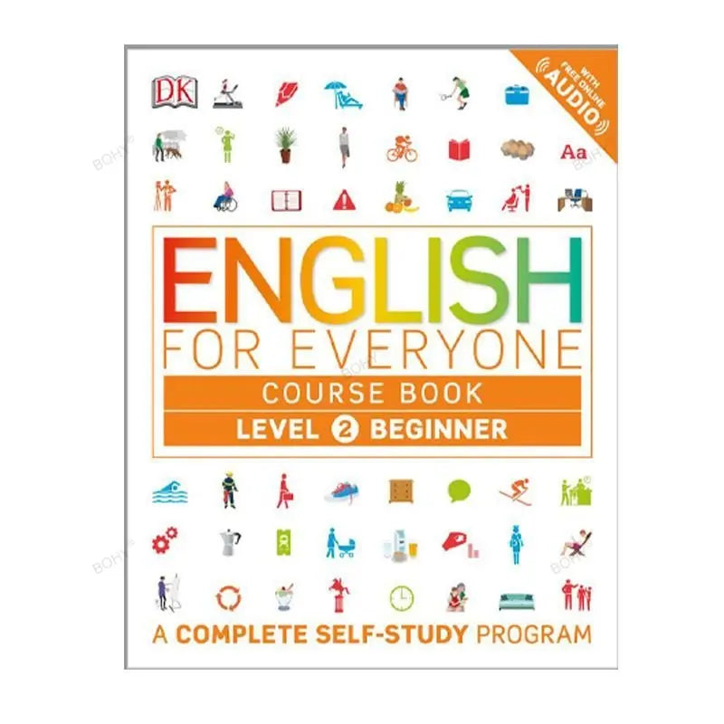 Kids English Learning Book, Complete Self-Study Program(Level 1-4)
