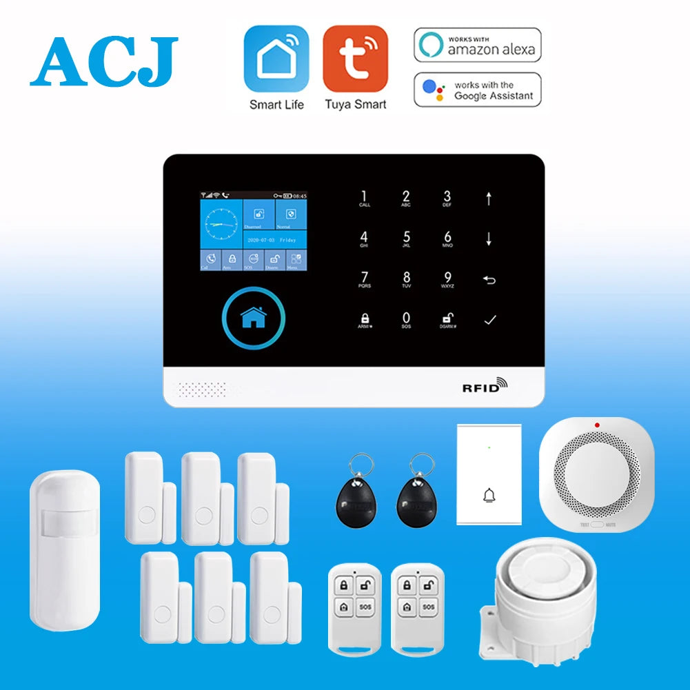 Home Alarm Systems with Motion Cameras,Smart House App Control