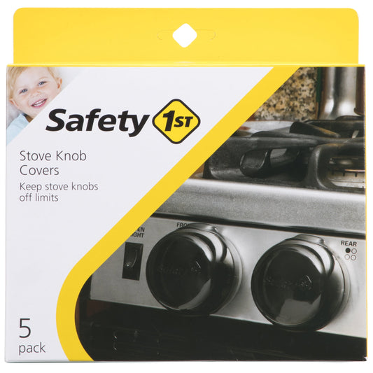 Universal Design Stove Knob Covers, Black