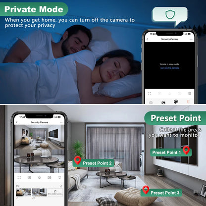 Indoor Smart Wireless WiFi Surveillance Camera(Babies & Pets Monitor)