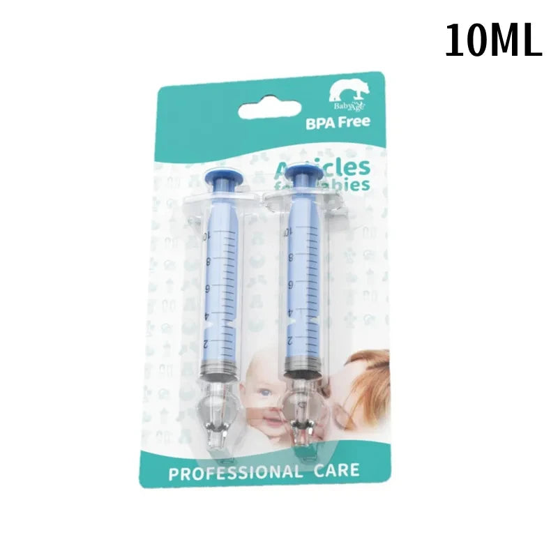 First Aid: Baby Nasal Aspirator Syringe(2pcs), Rhinitis Cleaning Equipment