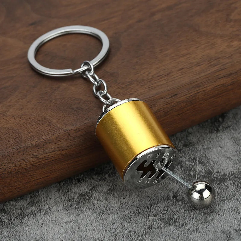 Car Modification Gear Shift Head Keychain Antistress Fidget Toys For Anxiety ADHD Autism