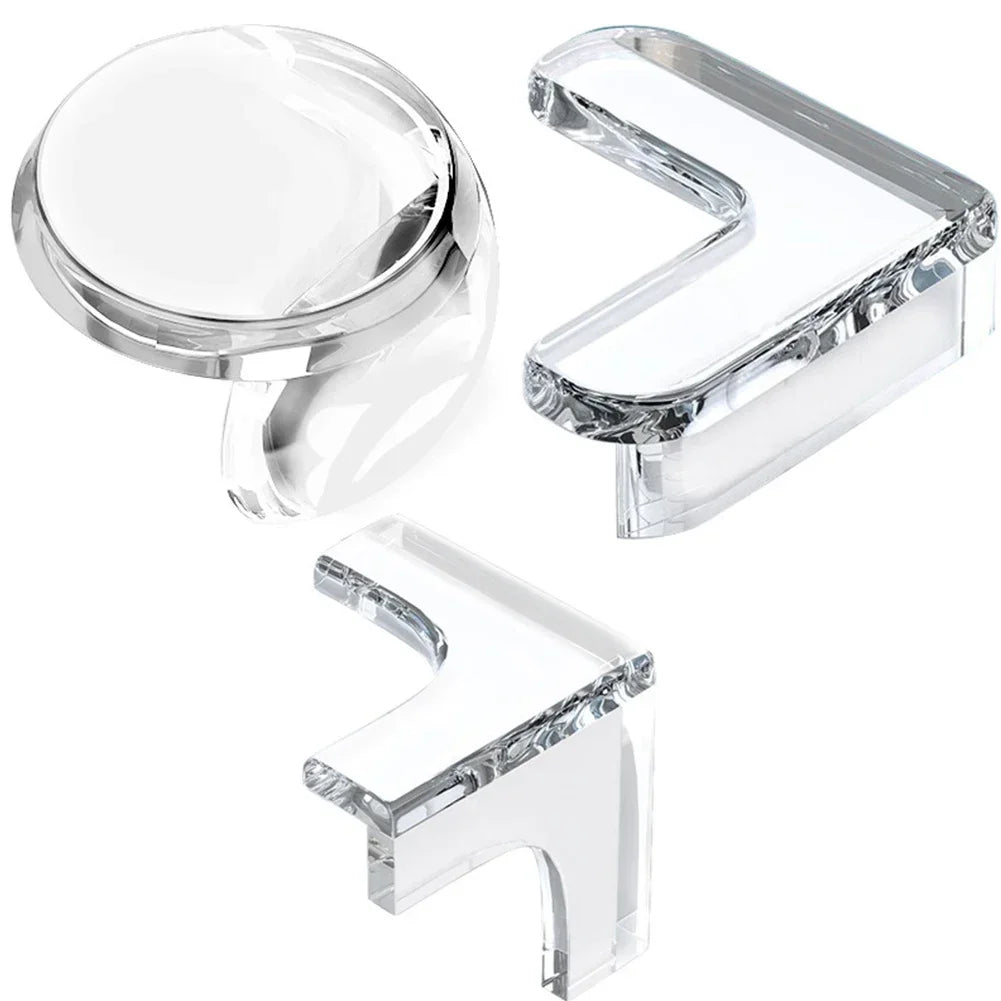 4pcs Child Baby Table Corner Edge Protectors Clear Rubber Furniture Corner Edge Table Cushion Guard Protector Baby Safety