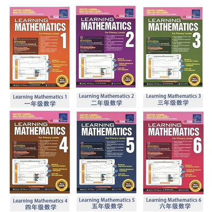 Learning Mathematics 6 Books/Set(Grade 1-6)