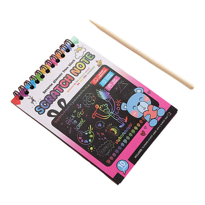 Motor Skills: Preschool Learning (Do-it-Yourself) Drawing Scratch Painting