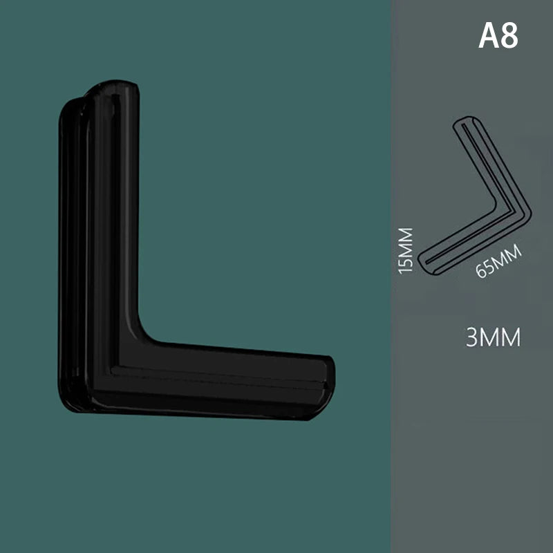 4 Pcs Silicone Safety Furniture & Windows Edge Banding Corner Guards for children.